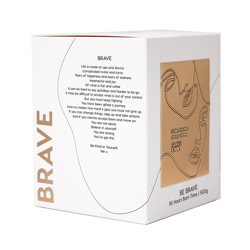 Mindfulness Candle - BRAVE
