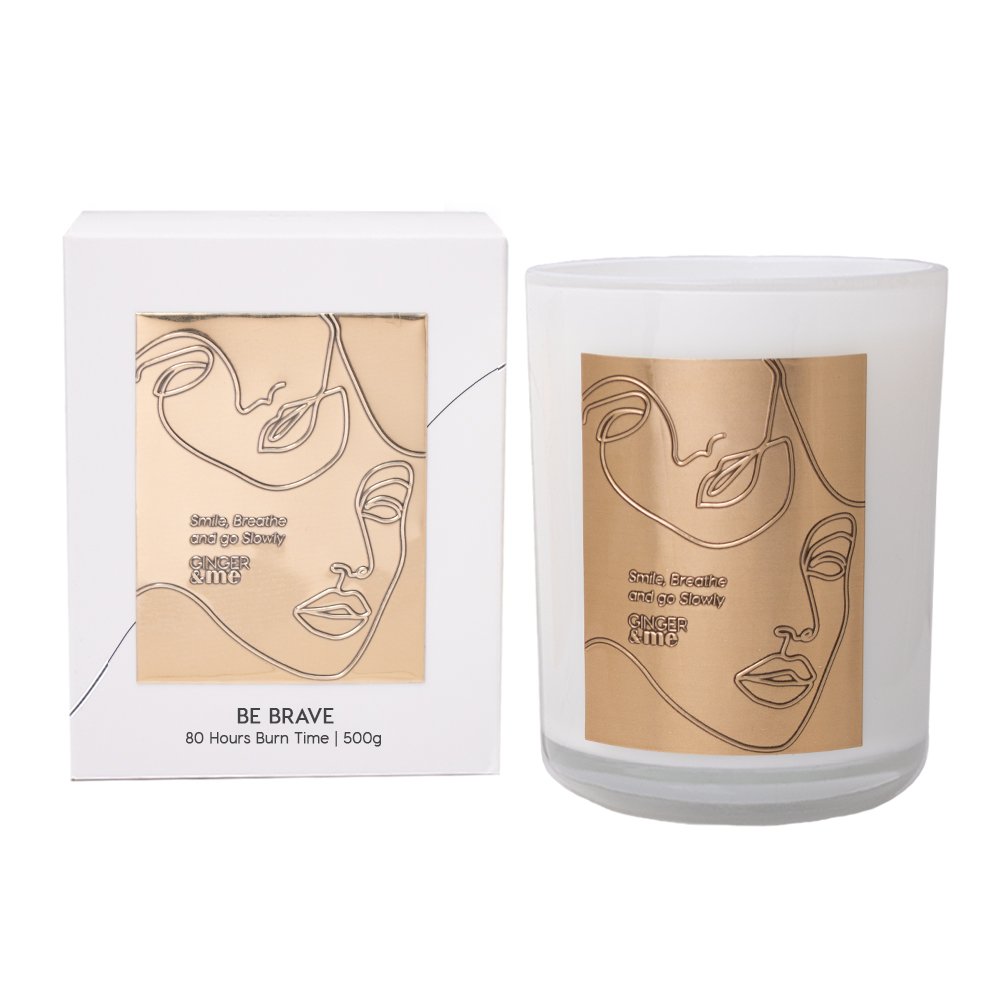 Mindfulness Candle - BRAVE