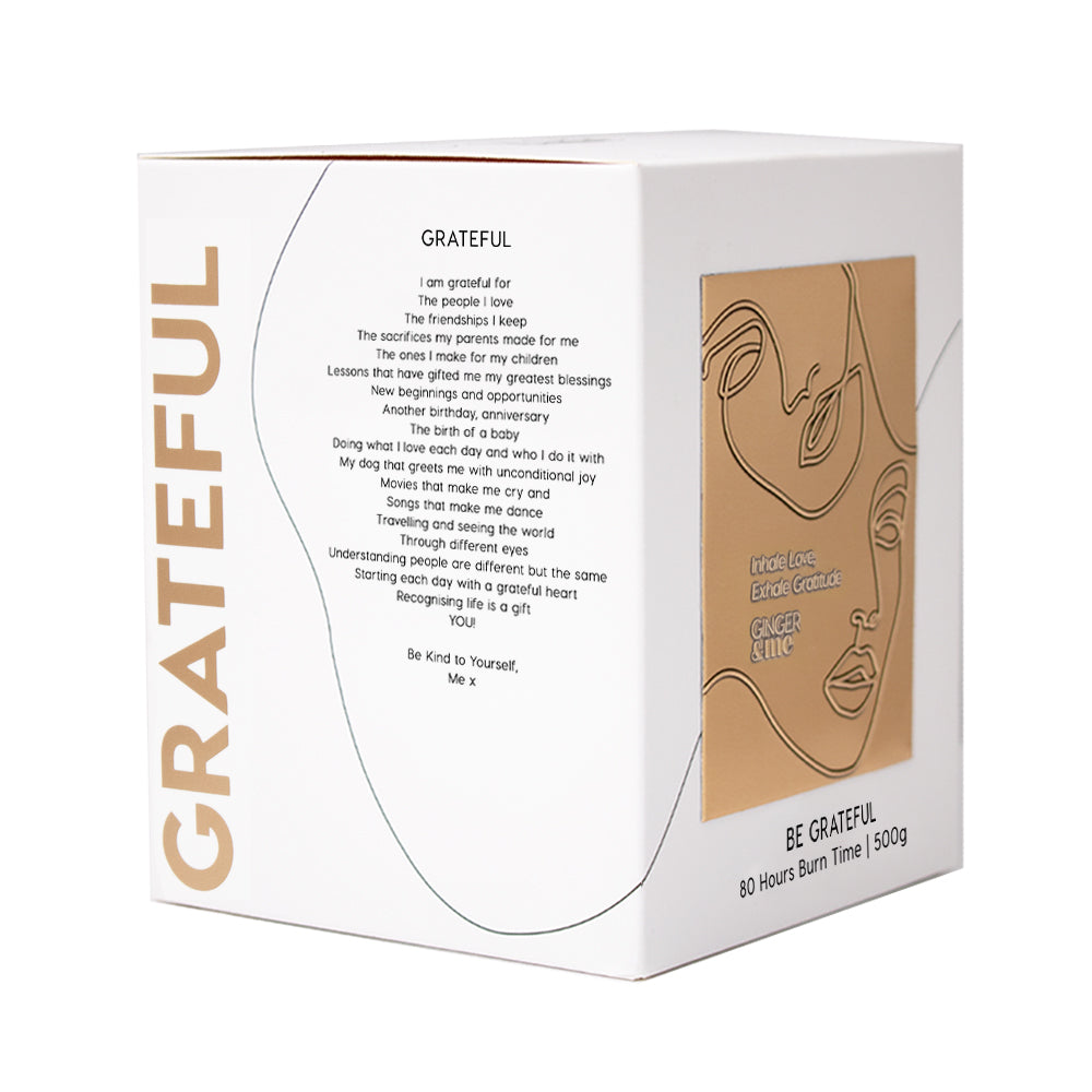 Mindfulness Candle - GRATEFUL