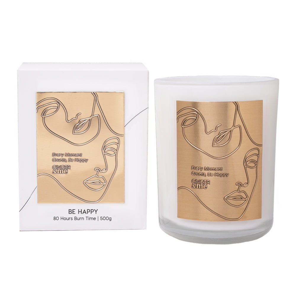 Mindfulness Candle - HAPPY